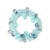 Cuerda para el Cabello de Cristal Agrietado Estilo Coreano Accesorios de Moda para el Cabello Cuerda Elástica Alta para Recoger el Cabello Bola de Pelo Anillo para el Cabello Cuerda para Cola de Caballo