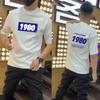 Camiseta Familiar de Verano para Pareja Hombres y Mujeres Año 240g Algodón Logo Personalizado Cuello Redondo Marca de Moda Manga Corta Camiseta Básica
