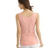 Nuevo 2025 Algodón Banda Ancha Chaleco Blanco Otoño para Mujer Talla Extra Tejido Sin Mangas Base Interior Top Exterior Delgado