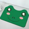 Tapete de Chão para Banheiro Desenho Animado Formato Especial Lama Diatomácea Absorvente Secagem Rápida Antiderrapante Doméstico Tapete para Pés de Banheiro Tapete de Porta de Banheiro