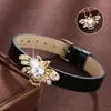 Pulseira Única e Estilosa em Forma de Abelha com Zircônia, com um Estilo Descolado e Moderno para Mulheres, Venda Direta do Fabricante, Exclusivamente para Fornecimento Transfronteiriço