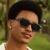Nuevas Gafas de Sol Polygonales Retro de Moda con Protección Solar para Hombres y Mujeres Gafas de Sol de Personalidad Transfronterizas Europeas y Americanas Gafas de Sol Casuales