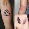 Artículos Populares Transfronterizos con un Toque de Lujo: Estilo Oscuro, Tigre y Leopardo Feroces, Cruz, Gatito, Escorpión, Corona, Alas, Tatuajes Temporales de Sol
