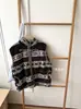Chaleco Jacquard Punto Granulado Estilo Fair Isle Z36 para Mujer Otoño Invierno Cuello Alto Cremallera Cárdigan Abrigo Cálido Ropa de Casa