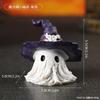 Sombrero Mágico de Halloween Adornos de Fantasma Paisaje en Miniatura Fantasma Decoración de Resina Atmósfera de Fiesta de Asesinato en Serie Adornos Pequeños