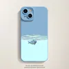 Funda para Teléfono Móvil Tiburón Océano para iPhone15 Apple 14promax Linda 13 Nueva 12 Mate 11 Funda Suave
