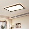 Luminária de Teto para Sala de Estar, Cor Nogueira Antiga, Luminária Criativa Personalizada Estilo Wabi-Sabi com Proteção para os Olhos, Luminária para Quarto/Escritório Estilo Creme