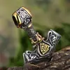 Pingente Cruz Espelho Moda Joias Personalidade Retrô Escandinavo Viking Navio Pirata Âncora Masculino Aço Titânio Atacado