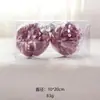 Natal 10cm Bola de Cristal Transparente Layout de Cena Interna Criativo de Feriado Bola de Natal Decoração Pendente