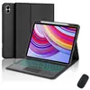 Capa Protetora Adequada para Redmi Tablet Pro12.1 com Suporte para Caneta, Traseira Touch, Teclado Bluetooth com Luz de Fundo, Xiaomi Pocopad
