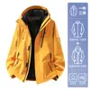 Chaqueta Tres en Uno Luotuo para Mujer Conjunto de Dos Piezas Chaqueta para Hombre Ropa Exterior Impermeable Cálida para Senderismo Montañismo Personalización
