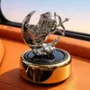 Difusor de Aroma para Carro Alimentado por Energia Solar, Purificador de Ar Automático Rotativo em Formato de Anjo, Remoção de Odores, Ornamento de Deusa com Aroma Leve de Cupido