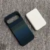 Adequado para Capa de Celular Magnética Google Pixel11Pro, Padrão Kevlar Pixel9 Padrão Fibra de Carbono Dissipação de Calor Capa Protetora