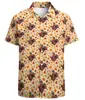Comercio Exterior Wholesale Camisa Polo Patriótica con Estampado de Bandera Americana del Día de la Independencia para Hombre de Manga Corta Impresión Digital 3D