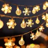 Luzes de LED Personalizadas, Bolas de Bolha de Floco de Neve, Luzes Decorativas, Luzes de Fio Céu Estrelado, Luzes de Atmosfera Populares, Energia Solar USB Popular
