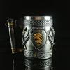 Direitos de venda série de jogos espíritos copo de vidro copo de cerveja aço inoxidável vidro comércio doméstico taça de vinho copo de cerveja fábrica reto