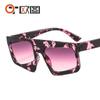 Gafas de sol de moda primavera 2022 para hombre y mujer con montura irregular inclinada gafas de sol modernas de personalidad ins europeas y americanas T22003