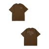 Diferencie a moeda de mercado Cole Buxton nicho minimalista patch de slogan bordado camiseta de manga curta marca de moda europeia e americana