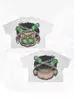 2026 Verano Hip-Hop Dibujos Animados Patrón Nuevo Transfronterizo Camiseta Estampada Estilo Harajuku Ropa de Manga Corta para Hombre