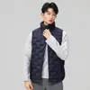 Chaleco de Plumas para Hombre Otoño e Invierno Nueva Chaqueta Ligera con Cuello Alto Chaleco Casual de Moda para Mujer Chaleco Cálido para Hombre