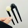Pente invertido requintado e fofo para penteados estilo princesa, presilhas laterais para cabelo para mulheres, acessórios de cabelo com laço estilo coreano e presilhas de cabelo da moda para estilizar e arrumar fios soltos