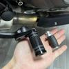 Adecuado para motocicleta retro Harley X350 modificado aleación de aluminio ampliado ancho cabeza de palanca de freno de engranaje accesorios
