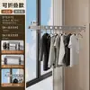 Artefacto para secar ropa en ventana de balcón tendedero de ventana antirrobo red para secar en ventana tendedero de barandilla tendedero de ropa para ventana exterior poste para secar ropa en ventana