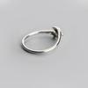 Anillo de apertura de delfín pequeño y fresco Anillo de vida marina dulce y lindo de red popular plateado en plata coreano Suministro de comercio electrónico