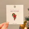 Broche de Papá Noel Europeo y Americano Atmósfera Lindo Pin Personalidad Festiva para Mujer Insignia Creativa Hebilla de Pin de Dibujos Animados Decoración