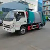 Camión municipal de saneamiento y recolección de residuos Dongfeng de 10 metros cúbicos, totalmente cerrado, a prueba de fugas, con control hidráulico