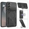 Case Premium para Celular Samsung S26Fe Aplicável em Fronteiras Suporte Magnético para Carro S25Ultra Capa Protetora Anti-Queda A27