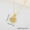Colar com pingente de cobre europeu e americano micro-incrustado com zircônia 26 letras do alfabeto inglês joia redonda da moda feminina vendas diretas da fábrica