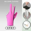 Guantes Profesionales de Billar, Sin Dedos, Transpirables, Estilo Snooker, Unisex, Ajuste sin Costuras en Tres Dedos, Absorción de Humedad, Secado Rápido, Personalizable