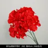 Boda rojo floral flor artificial decoración de boda china flor falsa arreglo de suelo adornos de escenario ramo flores de boda