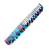 Peine de Color Peine para Peinar Salón de Belleza Peine Especial para Peinado Peine con Textura Peine para Mujeres Peine de Cola Puntiaguda Peine para Cabello de Hombres Cabeza Plana