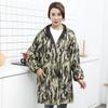 Delantal Grueso Impermeable Camuflado con Forro Polar y Mangas para Adultos Hombres y Mujeres, Adecuado para Ropa de Trabajo, Algodón, Impermeable y Resistente a las Manchas