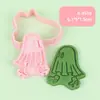 Molde para Galletas Fantasma de Halloween Herramienta para Hornear Galletas Molde Estéreo 3D Simulación de Fondant