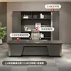 Mesa de Escritório Moderna Simples para Chefe Mesa de Diretor Atmosférica de Alto Padrão Móveis para Sala Presidencial Combinação de Mesa e Cadeira