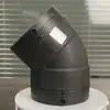 Esqueleto de Tela de Arame de Aço Conexões para Tubos de Água Pe Eletrofusão Cotovelo de 45 graus Conexões para Tubos de Abastecimento de Água Conexões para Tubos de Eletrofusão L25~L400