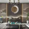 Papel tapiz decorativo de rejilla de madera para dormitorio geométrico, papel tapiz de rayas verticales, decoración de sala de estar moderna, tela para pared, mural de fondo para sofá