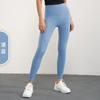 Pantalones de Yoga de Cintura Alta Nuls para Mujer, Estilo Europeo y Americano, Ajustados, Pantalones de Fitness con Efecto Levanta Glúteos Color Durazno, Esenciales Deportivos para Yoga, Pantalones de Verano