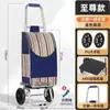 Carrinho Pequeno para Compras de Supermercado para Uso Doméstico Grande Capacidade Portátil Dobrável Carrinho de Compras Subir Escadas Rodas de Cristal Resistente ao Desgaste Aço Inoxidável Carrinho Pequeno