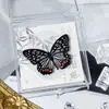 Foto de Espécime de Borboleta Real Porta-Retrato Caixa Transparente Ornamentos Estéreo Presente Ensino de Jardim de Infância Criativo Artesanal Adereços para Fotos