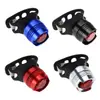 Bicicleta aleación de aluminio luz trasera rubí monocular luz de casco bicicleta de montaña ciclismo luz trasera de advertencia brillante venta al por mayor