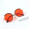 Óculos de sol infantis armação redonda retrô moda personalizada óculos de bebê decorativos personalizados óculos de sol infantis da moda fornecimento transfronteiriço