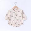 Ropa de Bebé Estilo Nórdico para Niños y Niñas, Mameluco de Otoño para Recién Nacidos, Mono Triangular de Primavera