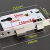Cuerpo de cerradura de puerta interior con cojinete de acero inoxidable, tamaño pequeño 50, tamaño grande 50, tamaño grande 58, cuerpo de cerradura de puerta interior universal