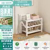 Sapateira Dobrável Sem Montagem, Gabinete de Sapatos Doméstico de Peça Única para Porta, Rack de Armazenamento Simples à Prova de Poeira para Aluguel em Dormitório
