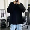 Camiseta de manga corta para hombre, verano, nueva, ins, moderna, estilo Hong Kong, holgada, casual, color liso, versátil, camiseta base, camiseta guapa