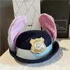 Nuevo Sombrero Judy Policía Conejo Lana Cúpula Uniforme Jk Cos Zootopia Mismo Estilo Accesorios para la Cabeza